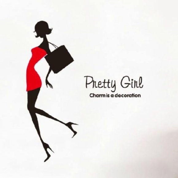 Fashion Wall Sticker for Boutiques & Coffee Shops - Picture 1 of 8